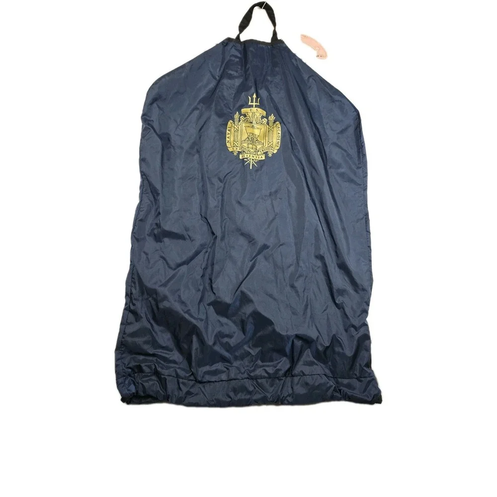 United States Naval Academy USNA Blue Garment Suit Bag‎ Blue Scientia